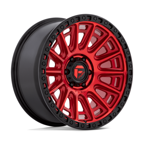 Fuel 1PC D834 Cycle 20x9 Wheel, 6x5.5 Bolt Pattern, +1 Offset, Candy Red with Black Ring