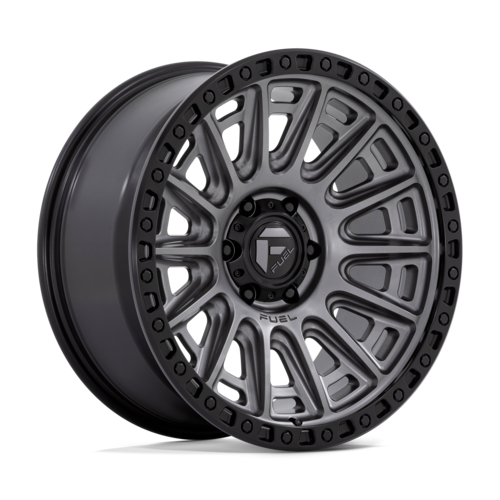 Fuel 1PC D835 Cycle 20x9 6x135 Matte Gunmetal Wheel with Black Ring, +1 Offset