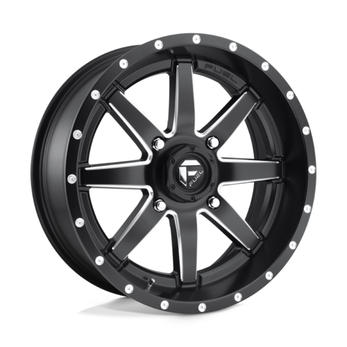 Fuel UTV D538 Maverick UTV 18x7 Wheel, 4x156 Bolt Pattern, +13 Offset, Matte Black Milled