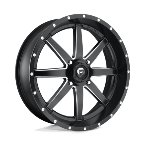 Fuel UTV D538 Maverick UTV 22x7 Matte Black Milled Wheel, 4x156, +13 Offset