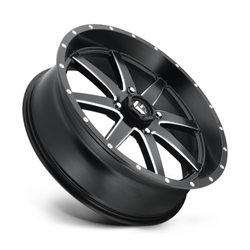 Fuel UTV D538 Maverick UTV 18x7 4x137 Matte Black Milled Wheel