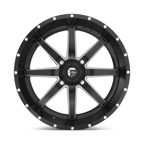 Fuel UTV D538 Maverick UTV 18x7 4x137 Matte Black Milled Wheel