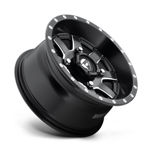 Fuel UTV D538 Maverick UTV 14x7 4x110 Matte Black Milled Wheel, +13 Offset