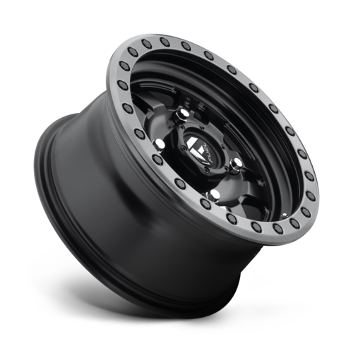 Fuel UTV D557 Anza UTV 14x7 4x137 Matte Black Gunmetal Ring Wheel, +38 Offset