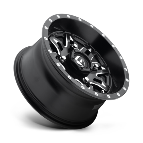 Fuel UTV D567 Lethal UTV 15x7 4x137 Matte Black Milled Wheel