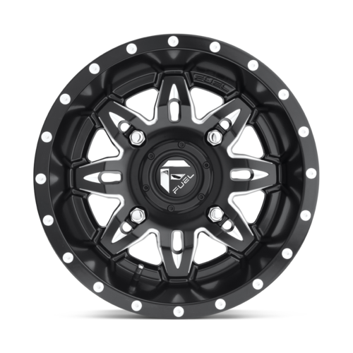 Fuel UTV D567 Lethal UTV 15x7 4x137 Matte Black Milled Wheel