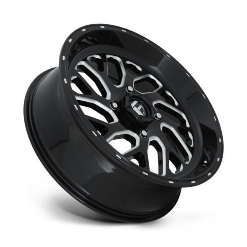 Fuel UTV D581 Triton UTV 20x7 4x156 Gloss Black Milled Wheel