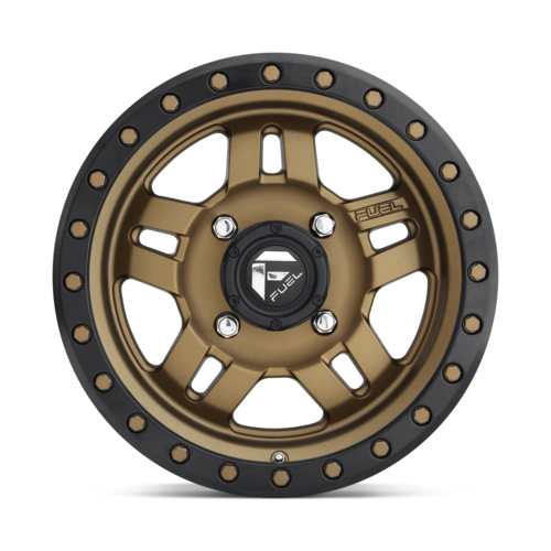 Fuel UTV D583 Anza UTV 15x7 Wheel, 4x156 Bolt Pattern, +13 Offset, Matte Bronze