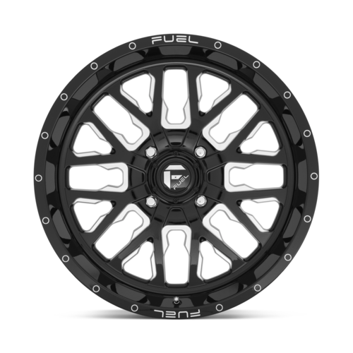D611 20X7 4X156 GL-BLK-MIL 13MM