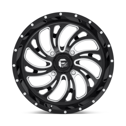 Fuel UTV D641 Kompressor UTV 24-Inch Gloss Black Milled Wheel, 4x156, +13 Offset