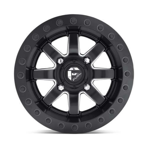 Fuel UTV D928 Maverick Beadlock 15x8 Wheel, 4x137 Bolt Pattern, 0 Offset, Matte Black