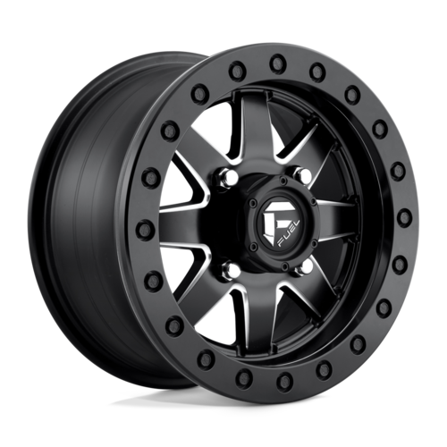 Fuel UTV D938 Maverick HD Beadlock Wheel 15x7, 4x137, +38 Offset, Matte Black Milled