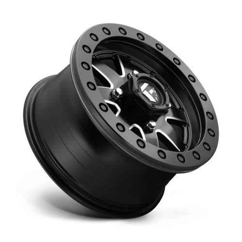 Fuel UTV D938 Maverick HD Beadlock Wheel 15x7, 4x156, +13 Offset, Matte Black Milled