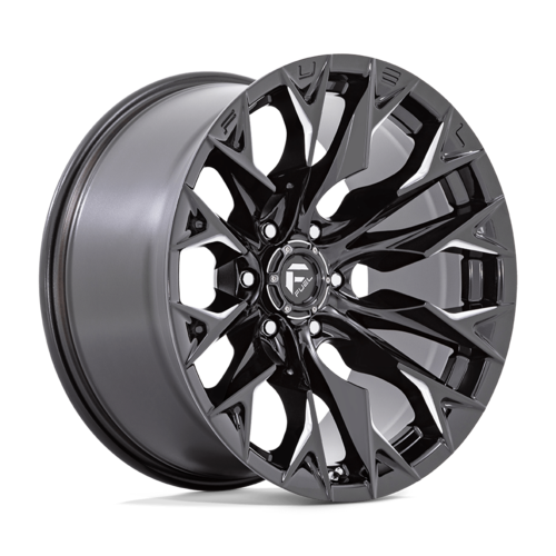 Fuel 1PC D803 Flame 20-Inch Gloss Black Milled Wheel, 6x135 Bolt Pattern, -18 Offset