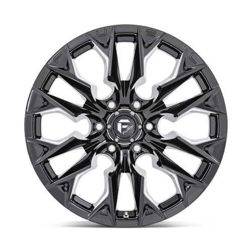 Fuel 1PC D803 Flame Gloss Black Milled 20-Inch Wheel, 8x6.5 Bolt Pattern, -18 Offset