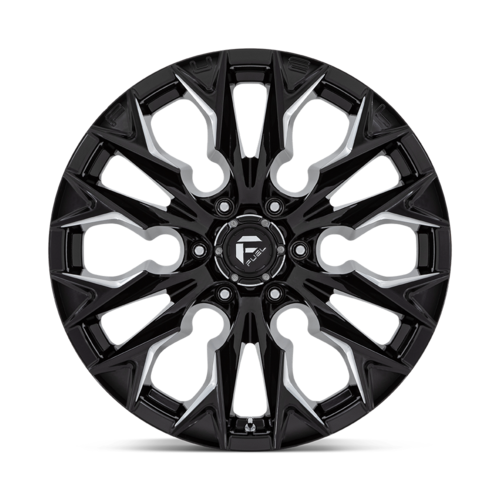 Fuel 1PC D803 Flame 20x9 Gloss Black Milled Wheel, 6x5.5, +20 Offset