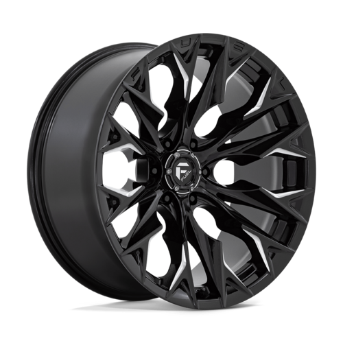 Fuel 1PC D803 Flame Gloss Black Milled 22-Inch Wheel, 6x135 Bolt Pattern