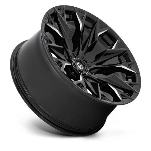 Fuel 1PC D803 Flame Gloss Black Milled 22-Inch Wheel, 6x135 Bolt Pattern