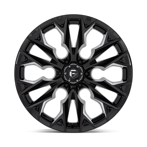 Fuel 1PC D803 Flame Gloss Black Milled 22-Inch Wheel, 6x135 Bolt Pattern