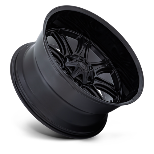 Fuel 1PC Darkstar 22x9 Wheel, 8x180 Bolt Pattern, Matte Black with Gloss Black Lip