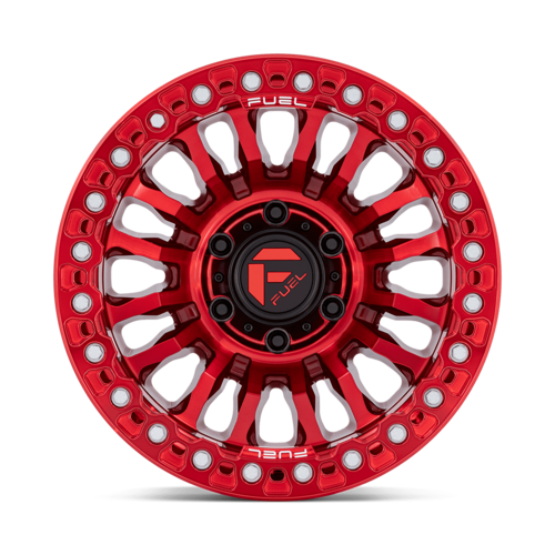 Fuel 1PC FC125 Rincon Beadlock 17x9 Wheel, 8x6.5 Bolt Pattern, -38 Offset, Candy Red