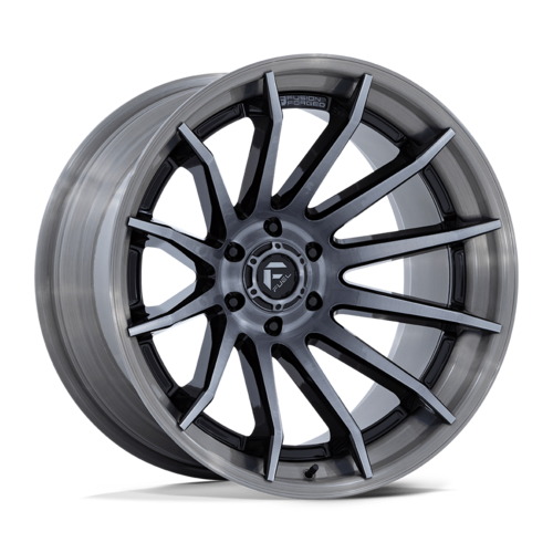 Fuel 1PC FC403 BURN 24x12 Wheel, 5x5 Bolt Pattern, -44 Offset, Gloss Black Brushed Dark Tint