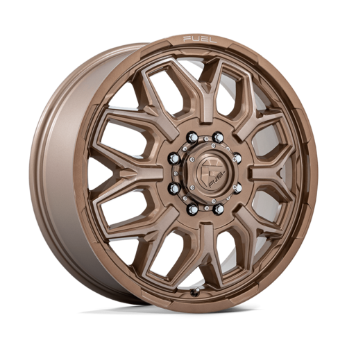 Fuel 1PC D876 Flux Dually 22-Inch Platinum Bronze Wheel, 8x210 Bolt Pattern, +104 Offset