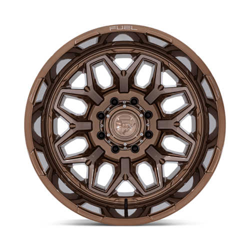 Fuel 1PC D876 Flux Dually 22-Inch Platinum Bronze Wheel - 8x200 Bolt Pattern