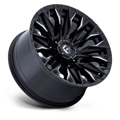 Fuel 1PC D803 Flame 20x9 Gloss Black Milled Wheel, 8x170 Bolt Pattern, +20 Offset