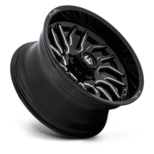 Fuel 1PC D807 Hurricane 20x10 Gloss Black Milled Wheel, 6x5.5, -18 Offset