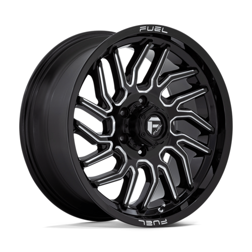 Fuel 1PC D807 Hurricane Gloss Black Milled Wheel, 20x9, 6x135, +20 Offset
