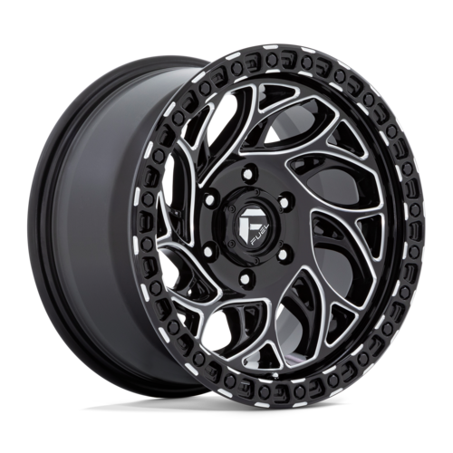 Fuel 1PC D840 Runner OR 17x9 Gloss Black Milled Wheel, 5x127 Bolt Pattern, -12 Offset