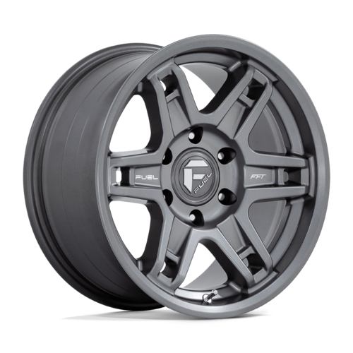 Fuel 1PC D838 Slayer 17-Inch Matte Gunmetal Wheel, 6x135 Bolt Pattern, +1 Offset
