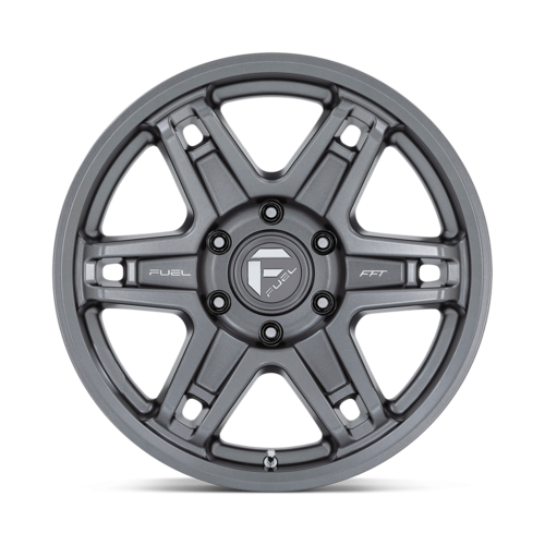 Fuel 1PC D838 Slayer 17-Inch Matte Gunmetal Wheel, 6x135 Bolt Pattern, +1 Offset