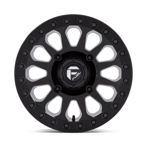 Fuel UTV D920 Vector UTV Beadlock Wheel, 15x7, 4x156, Matte Black, +13 Offset