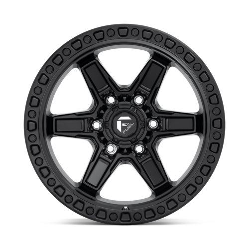 Fuel 1PC D697 Kicker Matte Black 17-Inch Wheel, 5x5.0 Bolt Pattern, +1 Offset