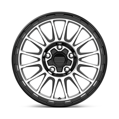KM542 17X8 5X4.25 S-BLK MACH 38MM