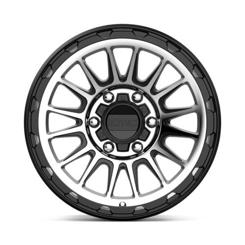 KM542 17X8.5 6X5.5 S-BLK MACH 00MM