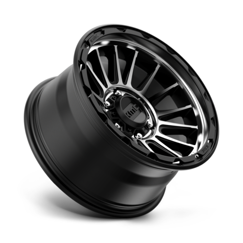 KM542 17X9 6X5.5 S-BLK MACH -12MM