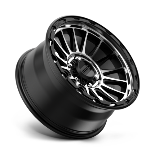 KM542 18X9 6X5.5 S-BLK MACH 00MM