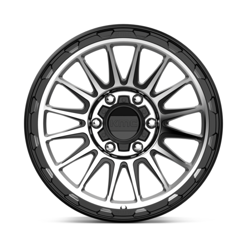 KM542 18X9 6X5.5 S-BLK MACH 00MM