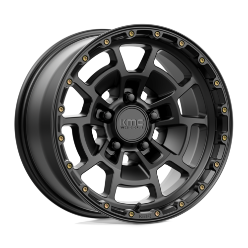 KM718 17X8.5 5X5.0 S-BLK 00MM