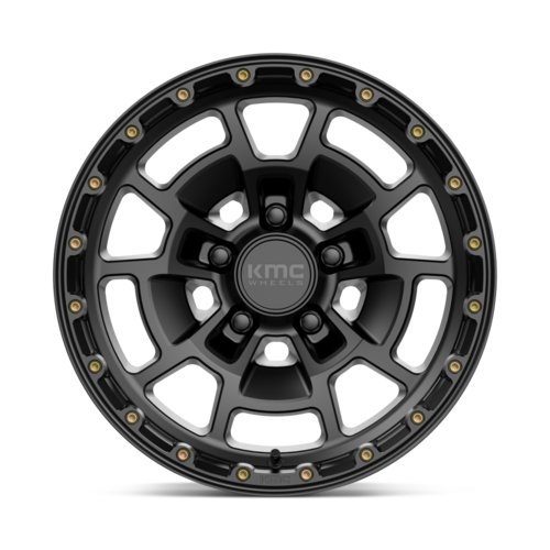 KM718 17X8.5 5X5.0 S-BLK 00MM