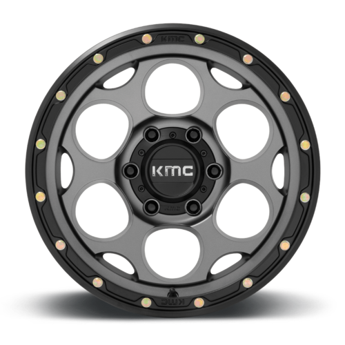 KM541 17X9 6X5.5 S-GRY BLK-LP -12MM