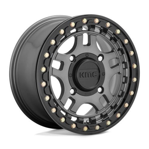 RECON UTV BL 15X7 4X156 G-MTL BLK-RG +38