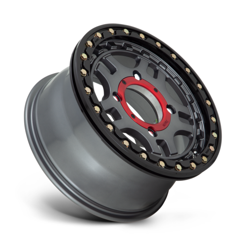 RECON UTV BL 15X7 4X156 G-MTL BLK-RG +38