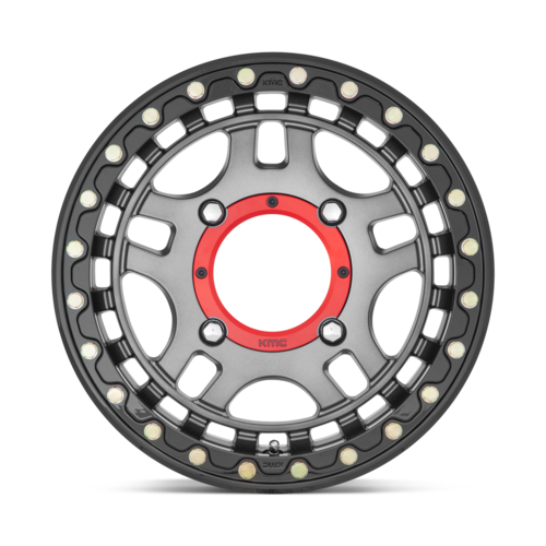 RECON UTV BL 15X7 4X137 G-MTL BLK-RG +38