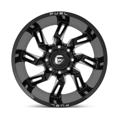 Fuel 1PC D747 Lockdown 20x10 Gloss Black Milled Wheel, 6x135 Bolt Pattern, -18mm Offset