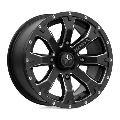 MA42 14X7 4X110 S-BLK MILL 10MM