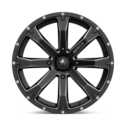 M42 18X7 4X137 S-BLK MILL 10MM